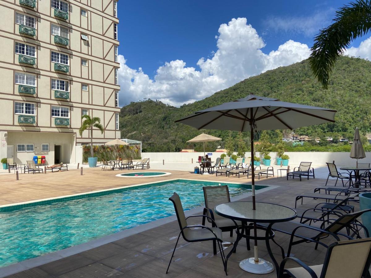 شقة Flat 217 Granja Brasil - Com Piscina Em Itaipava Petrópolis المظهر الخارجي الصورة