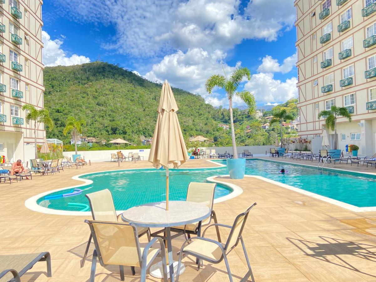 شقة Flat 217 Granja Brasil - Com Piscina Em Itaipava Petrópolis المظهر الخارجي الصورة