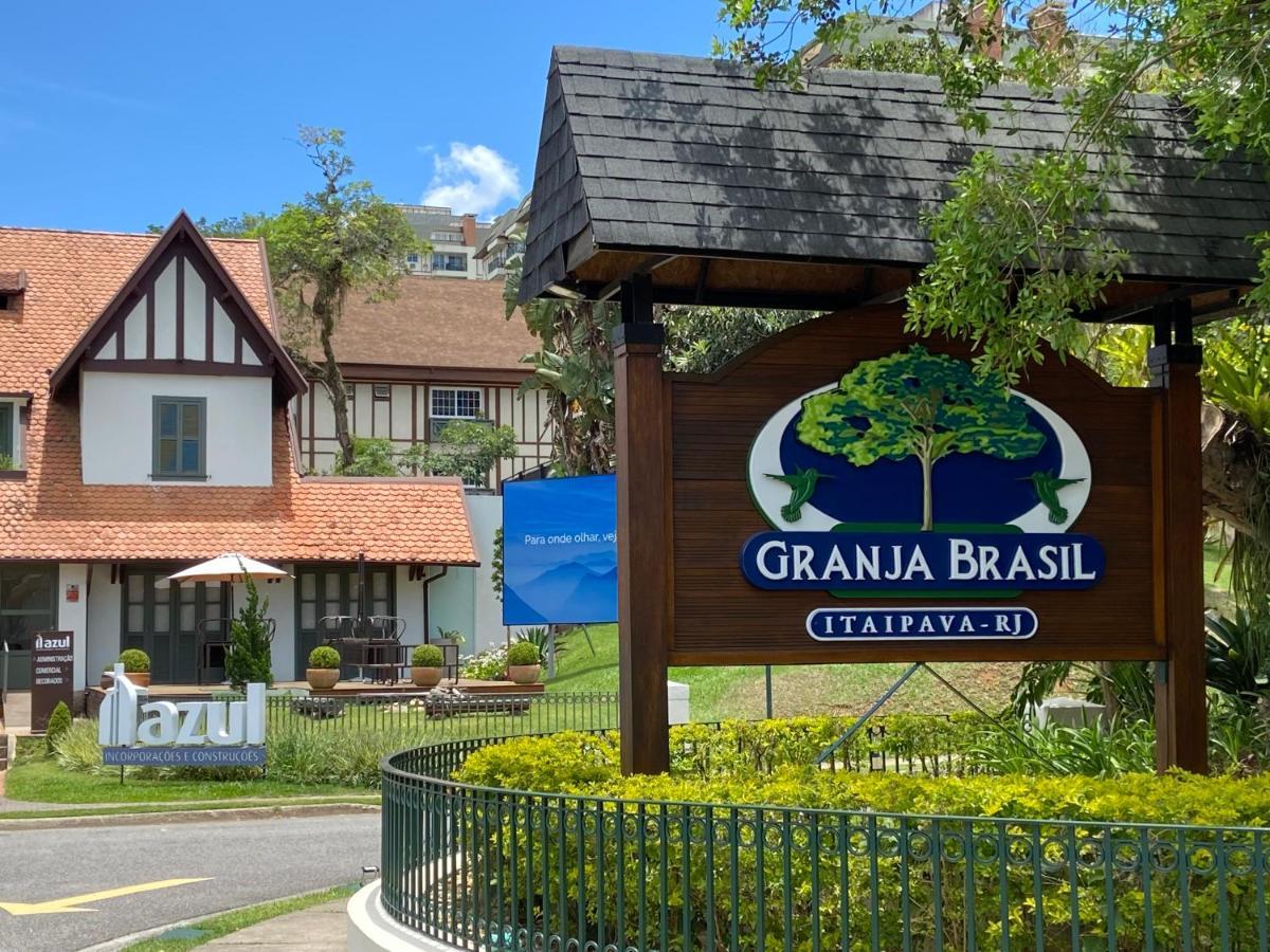 شقة Flat 217 Granja Brasil - Com Piscina Em Itaipava Petrópolis المظهر الخارجي الصورة